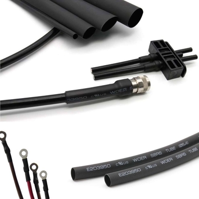 良い価格 3.2mmの二重壁熱収縮の管のポリオレフィンの黒1mm オンライン