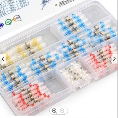 良い価格 14-12AWG熱収縮のコネクター、はんだ付けする袖が付いている赤い防水熱収縮ワイヤー コネクター オンライン